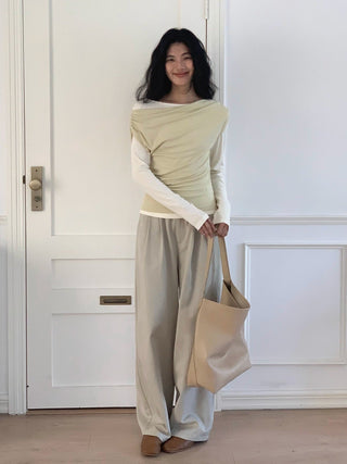 long peplum top