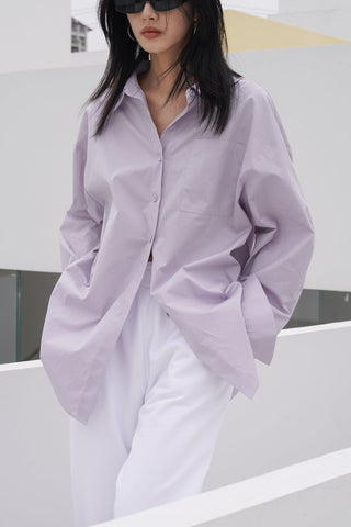 light blue shirt