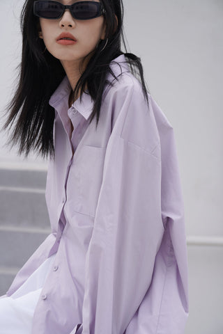 light blue shirt