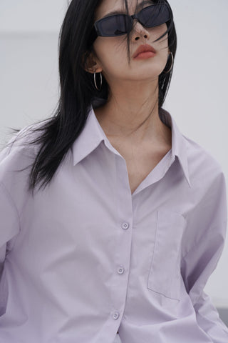 light blue shirt