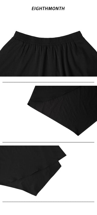 slit long skirt