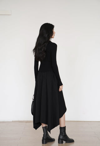 slit long skirt