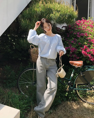 (basic/long) Straight denim pants - 4 sizes