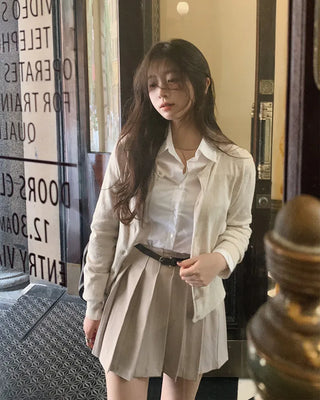 Cashmere Round Cardigan