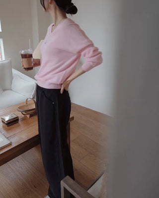 (100% cashmere) 2 types of cashmere knit