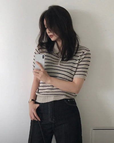 [3 colors] Summer Color Knit