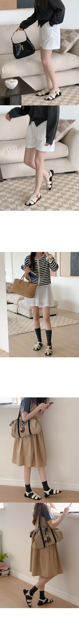 Strap sandals