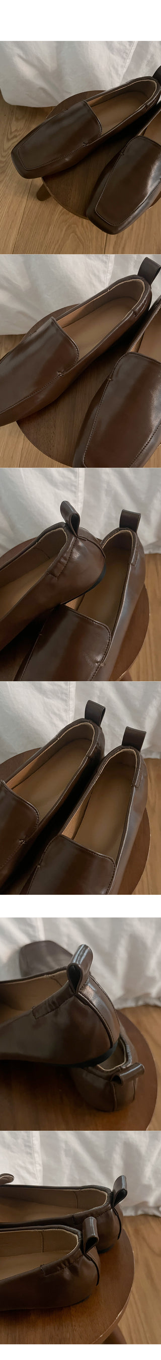 Classic leather loafers