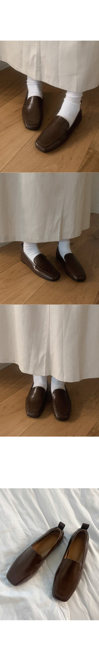 Classic leather loafers