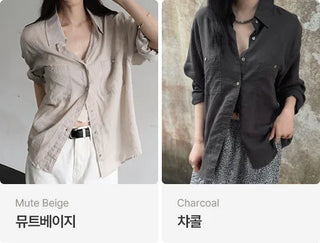 Deep Wash Tencel Linen Shirt