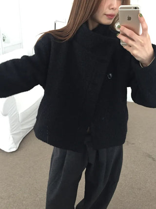 Daily Mood High-Neck Short Coat