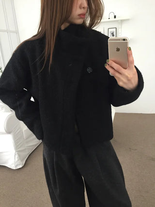 Daily Mood High-Neck Short Coat