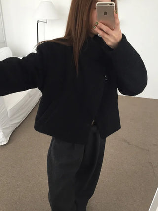 Daily Mood High-Neck Short Coat