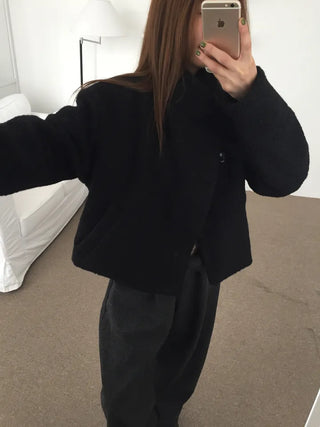 Daily Mood High-Neck Short Coat