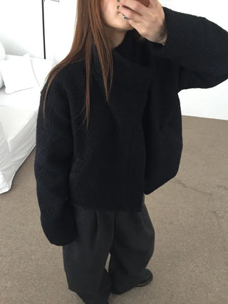 Daily Mood High-Neck Short Coat