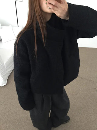 Daily Mood High-Neck Short Coat