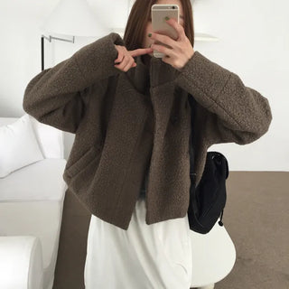 Daily Mood High-Neck Short Coat