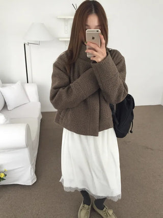 Daily Mood High-Neck Short Coat