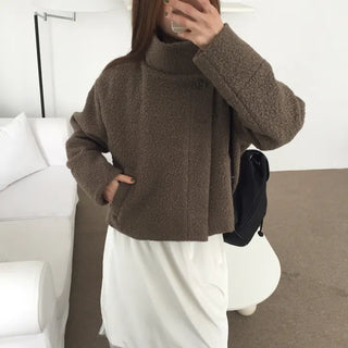 Daily Mood High-Neck Short Coat