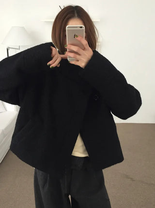 Daily Mood High-Neck Short Coat