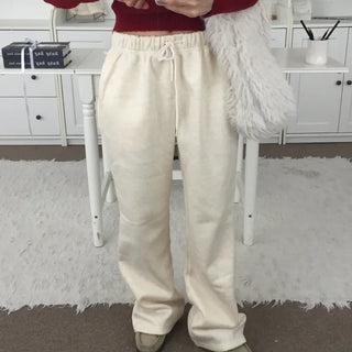 Effortless chic daily semi-bootcut pants