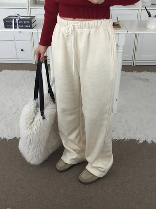 Effortless chic daily semi-bootcut pants