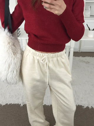 Effortless chic daily semi-bootcut pants