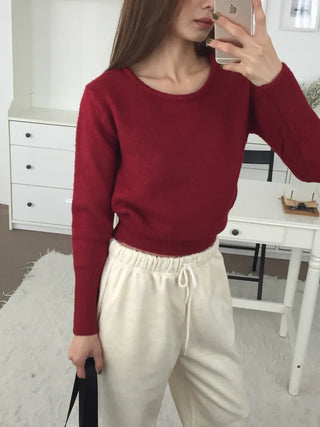 Effortless chic daily semi-bootcut pants