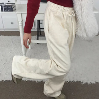 Effortless chic daily semi-bootcut pants