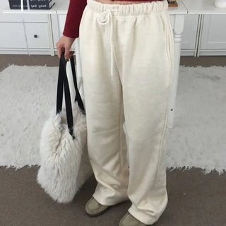 Effortless chic daily semi-bootcut pants