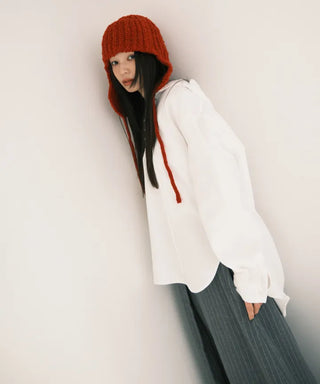 Effortless chic delicate fit hoodie