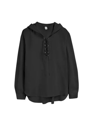 Effortless chic delicate fit hoodie