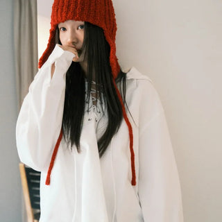 Effortless chic delicate fit hoodie
