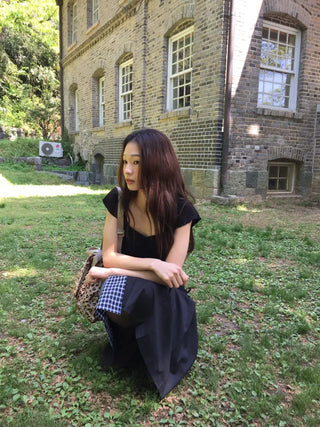 Written Check Skirt