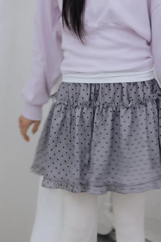 Cute Dot Frill Mini Skirt