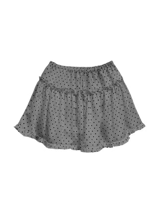 Cute Dot Frill Mini Skirt
