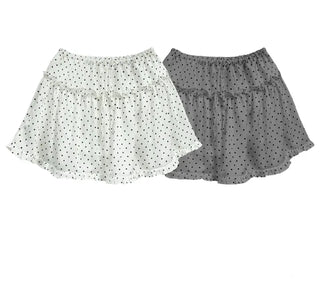 Cute Dot Frill Mini Skirt