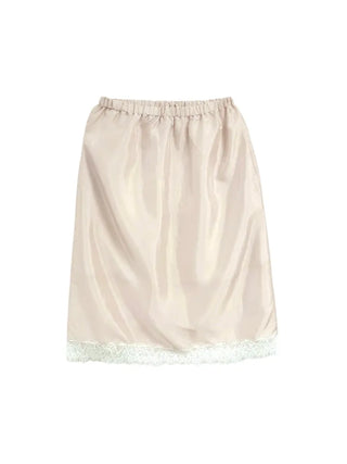 Silky Pink Midi Skirt