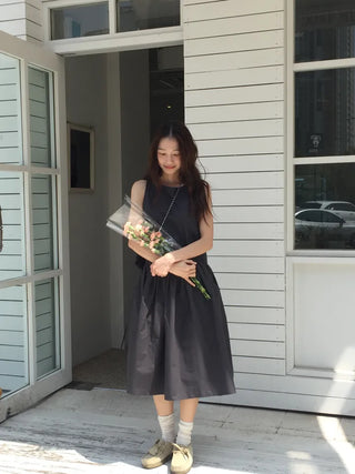 Mini Shirred Dress