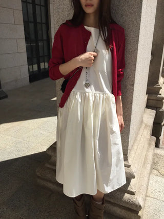 Mini Shirred Dress