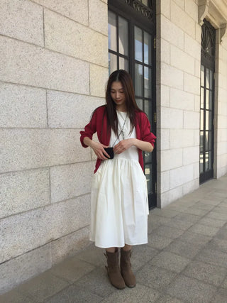 Mini Shirred Dress