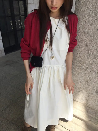 Mini Shirred Dress