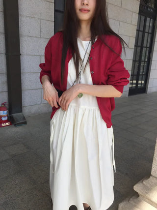Mini Shirred Dress
