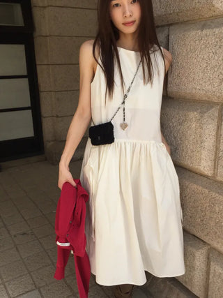 Mini Shirred Dress