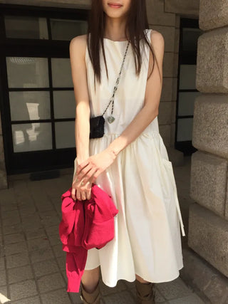 Mini Shirred Dress