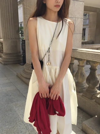 Mini Shirred Dress