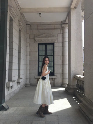Mini Shirred Dress