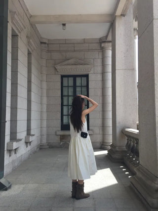 Mini Shirred Dress