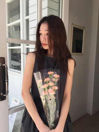 Mini Shirred Dress