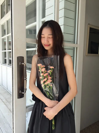 Mini Shirred Dress